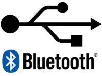 Porta USB para ligação a computador e Bluetooth para telemóveis